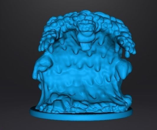 MUD ELEMENTAL MINIATURE MODEL FOR SCIFI OR FANTASY GAMES DND RPG 3D print model_6