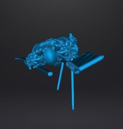 FEMALE SAMURAI WARLORD MINIATURE MODEL FANTASY GAMES DND RPG 3D print model_10