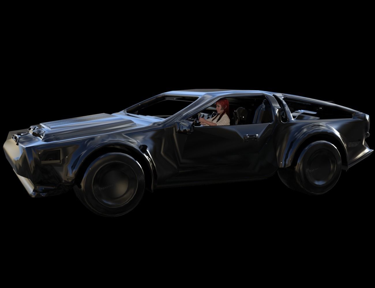 SFD01-V8 Concept Car Model 3D print model_6