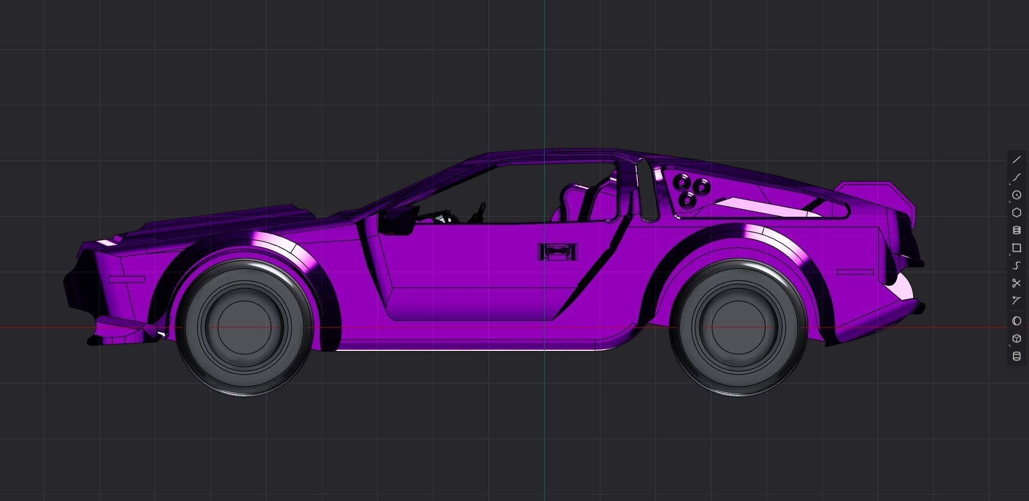 SFD01-V8 Concept Car Model 3D print model_8