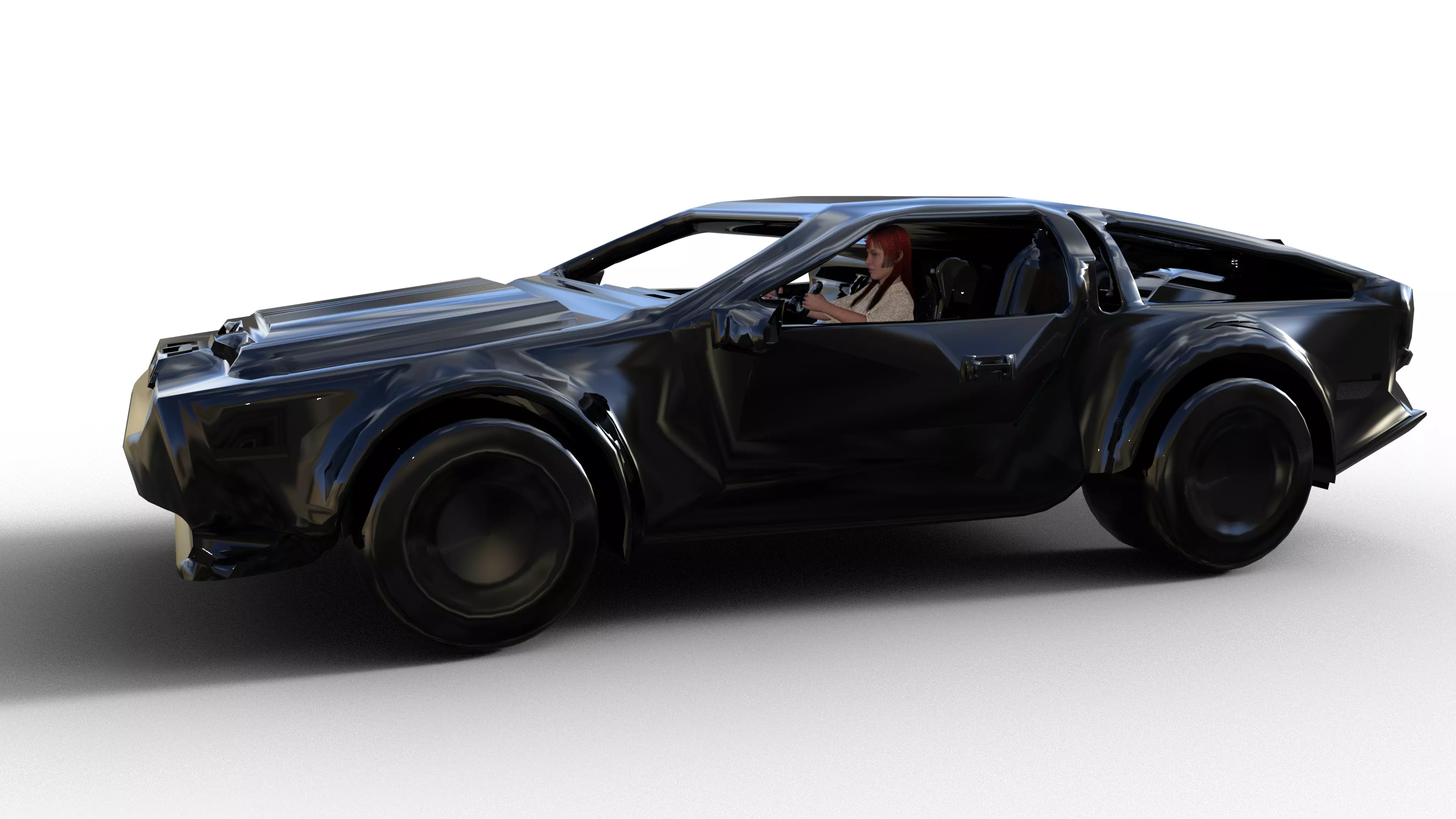 SFD01-V8 Concept Car Model 3D print model_0