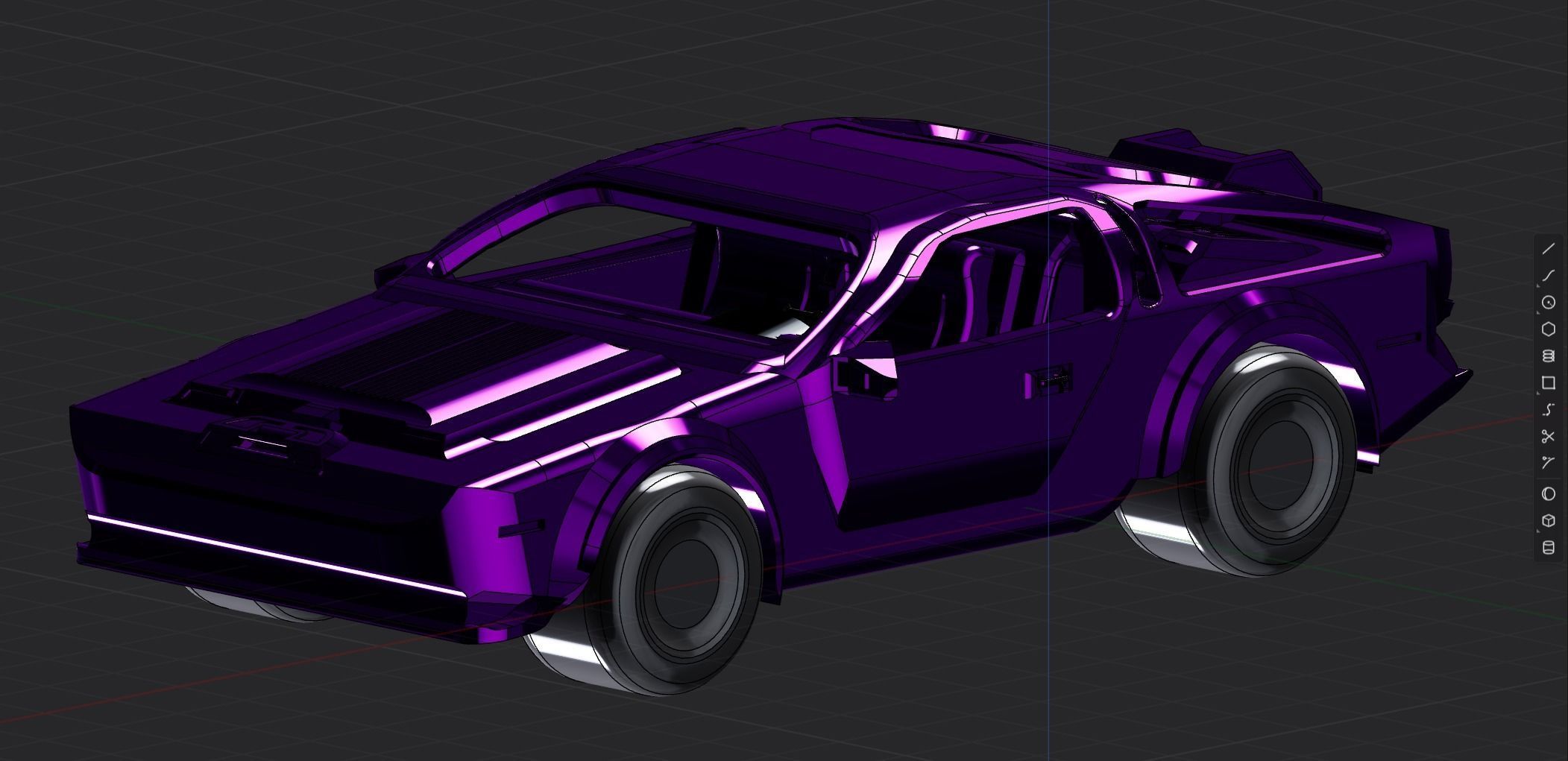 SFD01-V8 Concept Car Model 3D print model_9