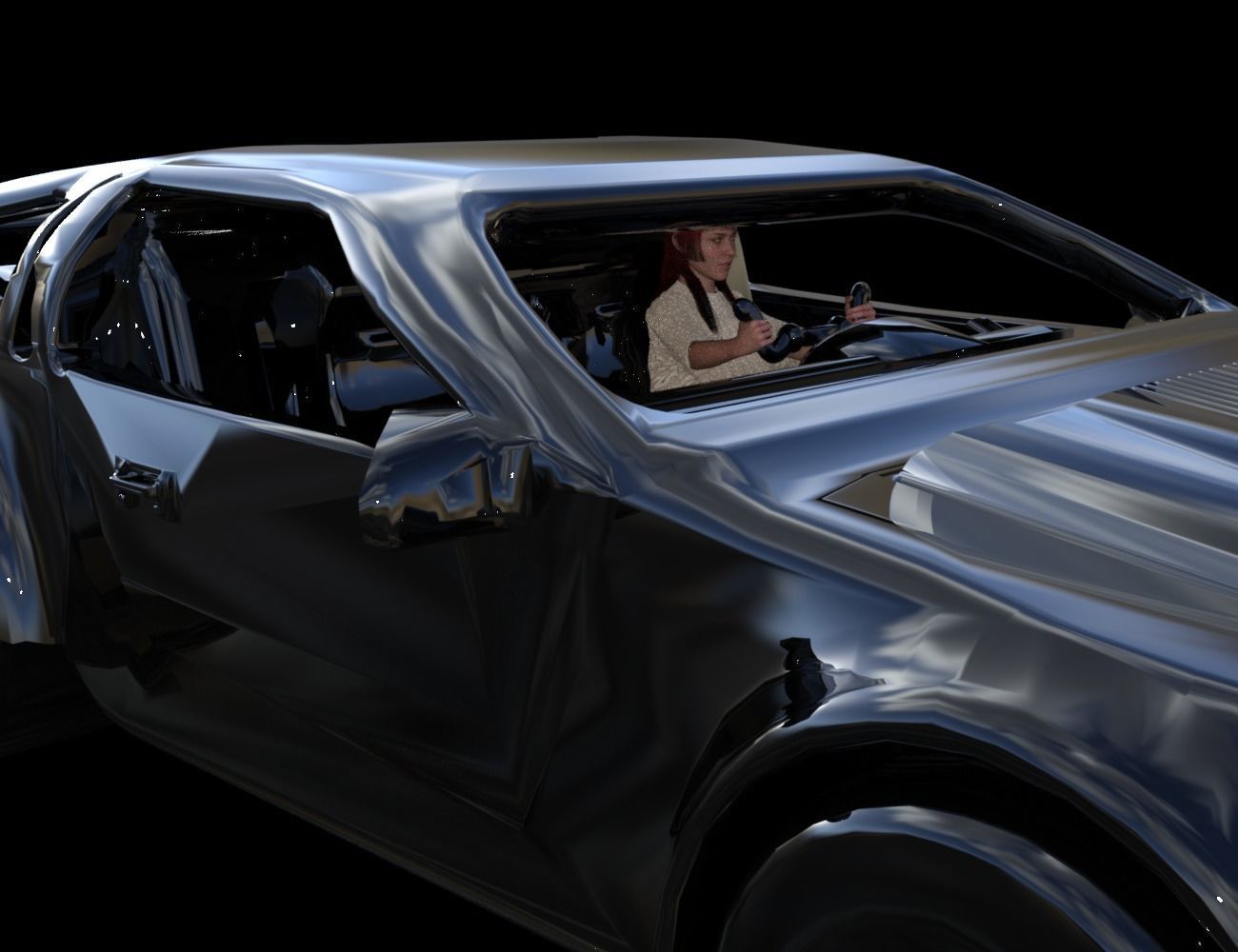 SFD01-V8 Concept Car Model 3D print model_7