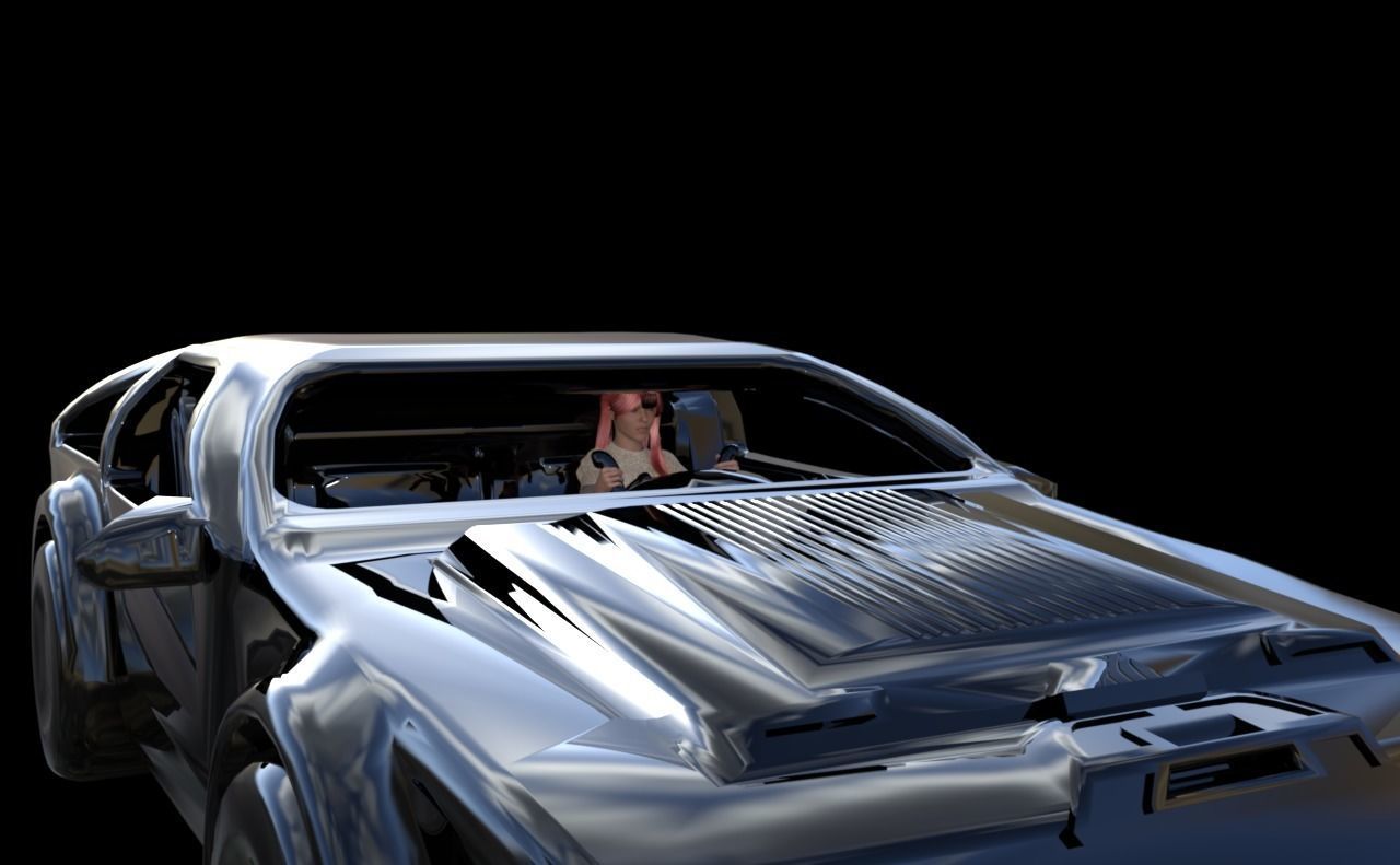 SFD01-V8 Concept Car Model 3D print model_3