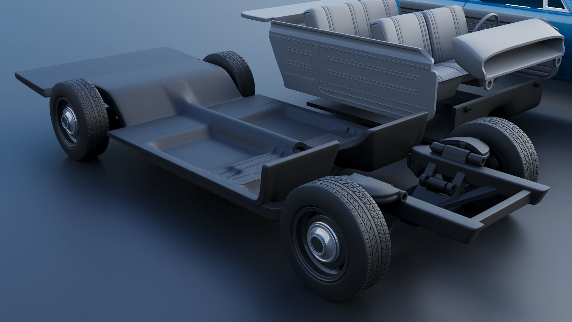 Plymouth Valiant 1970 3D print model_22