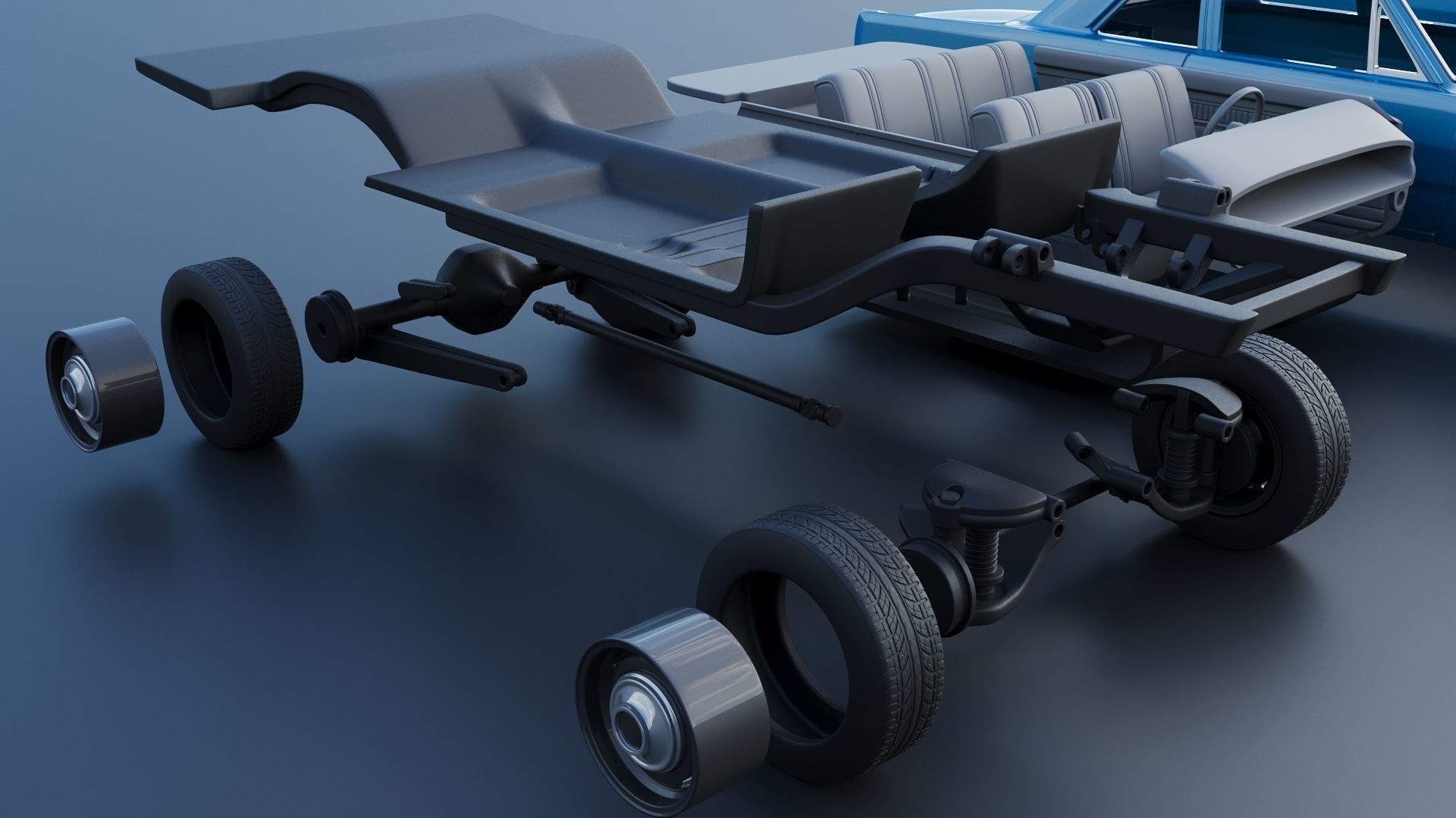 Plymouth Valiant 1970 3D print model_23