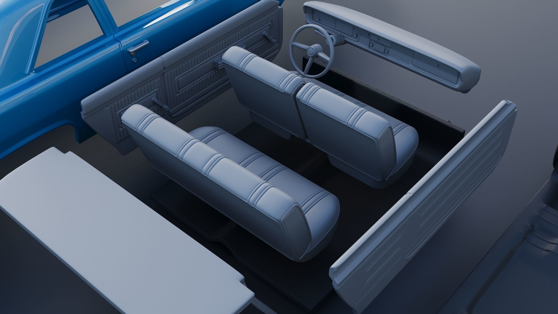 Plymouth Valiant 1970 3D print model_21