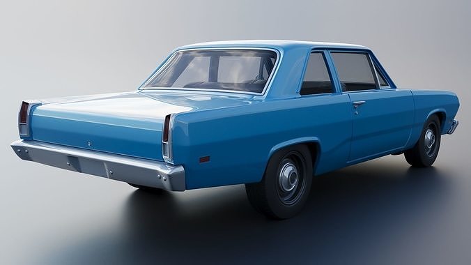 Plymouth Valiant 1970 3D print model 7