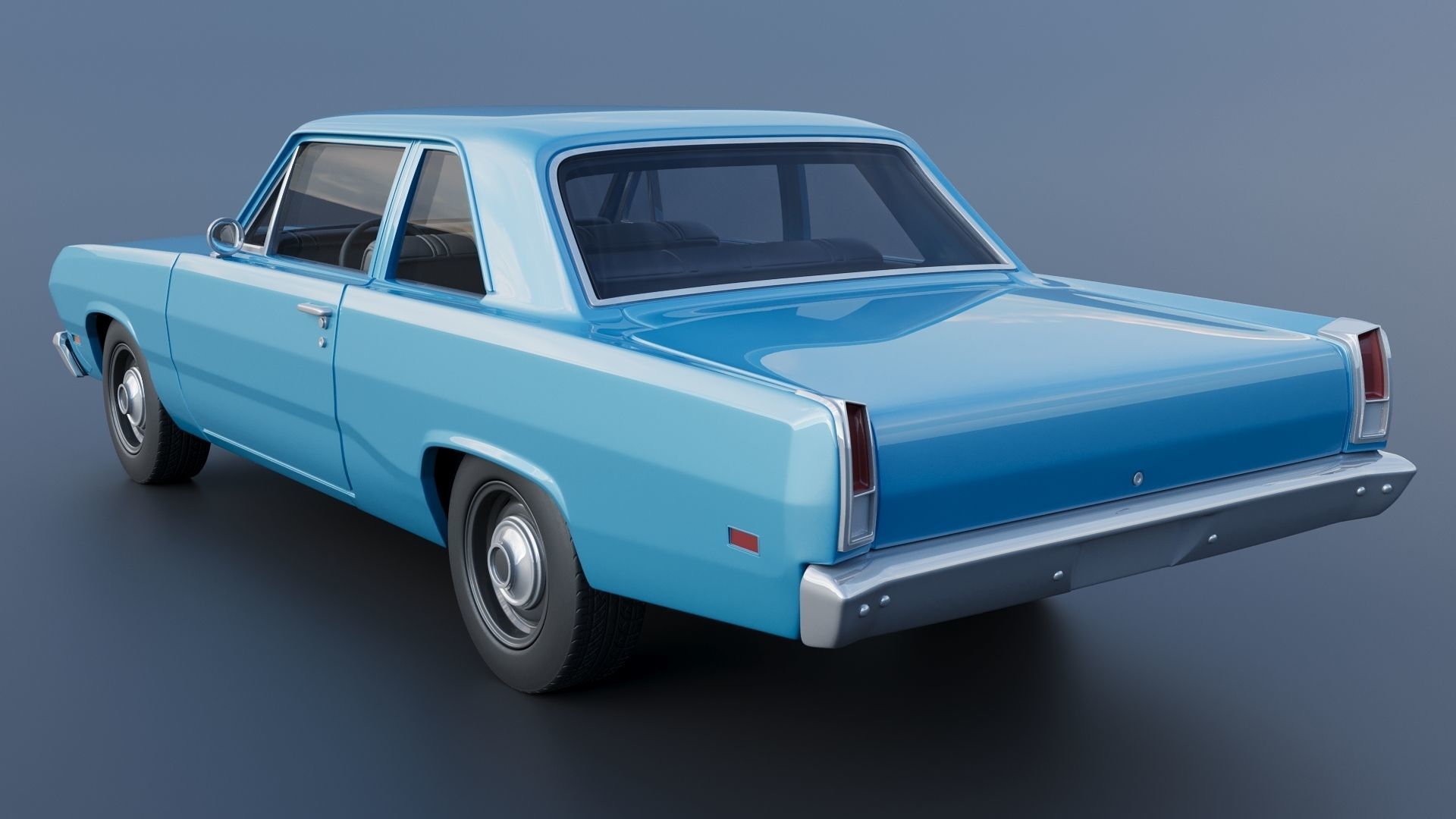 Plymouth Valiant 1970 3D print model_4