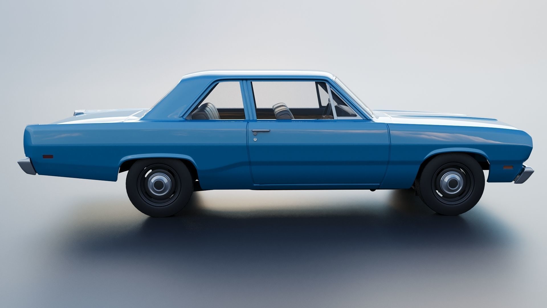 Plymouth Valiant 1970 3D print model_8