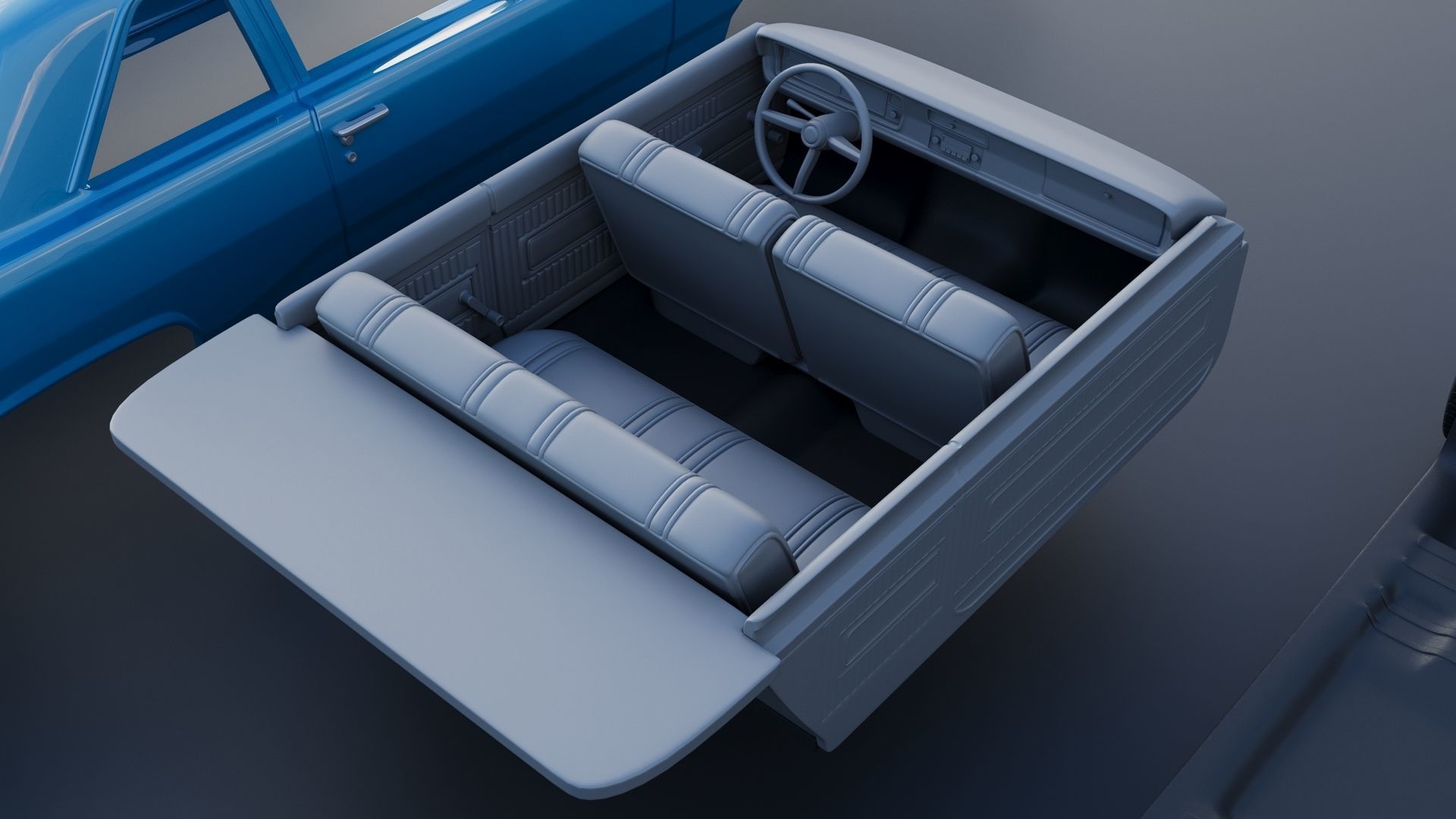 Plymouth Valiant 1970 3D print model_20