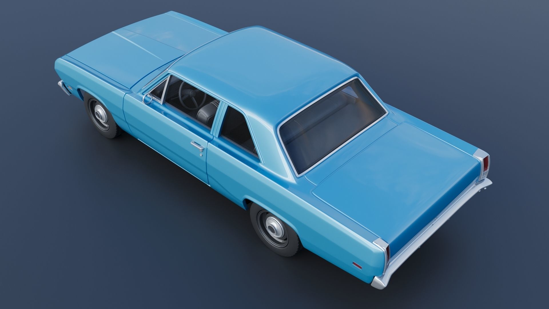 Plymouth Valiant 1970 3D print model_5