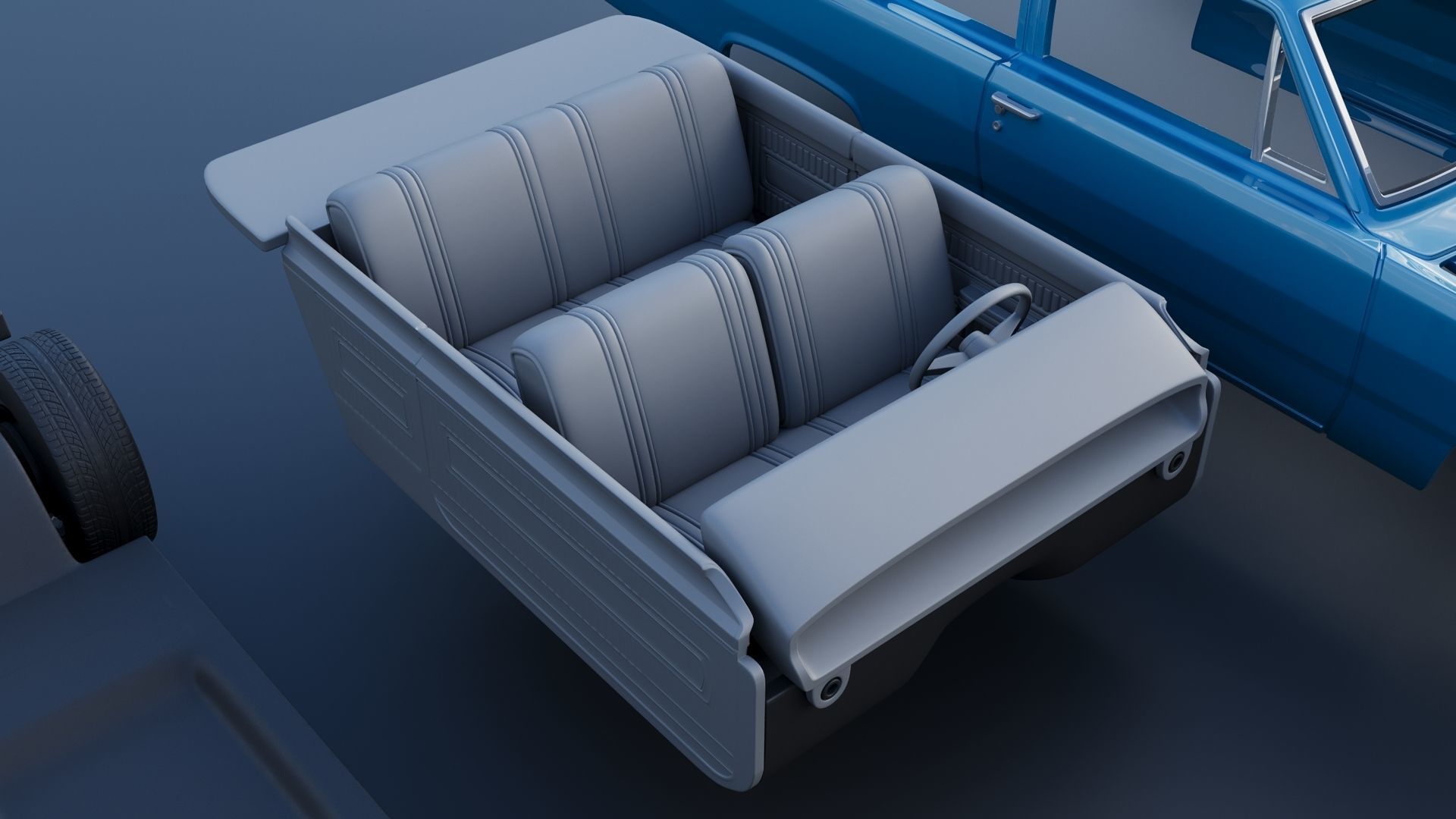 Plymouth Valiant 1970 3D print model_19