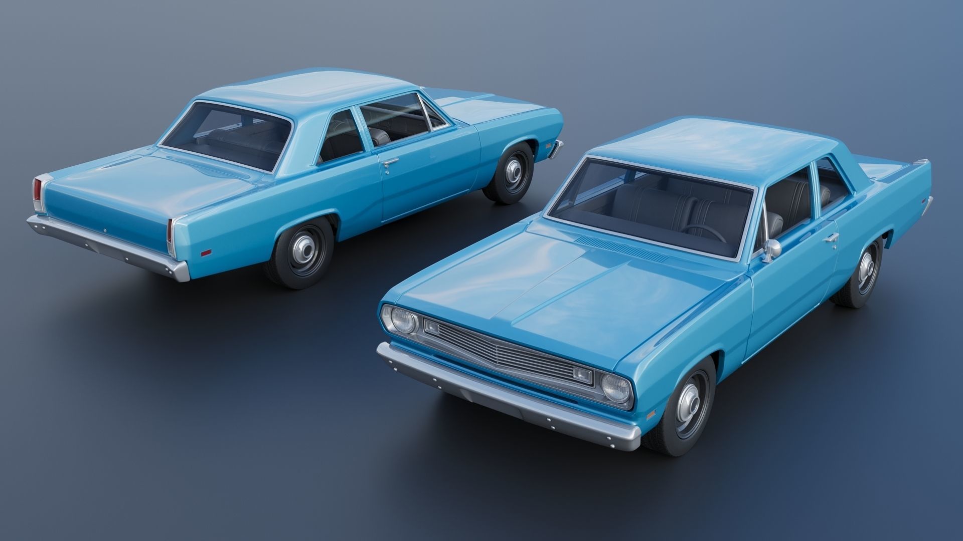 Plymouth Valiant 1970 3D print model_1