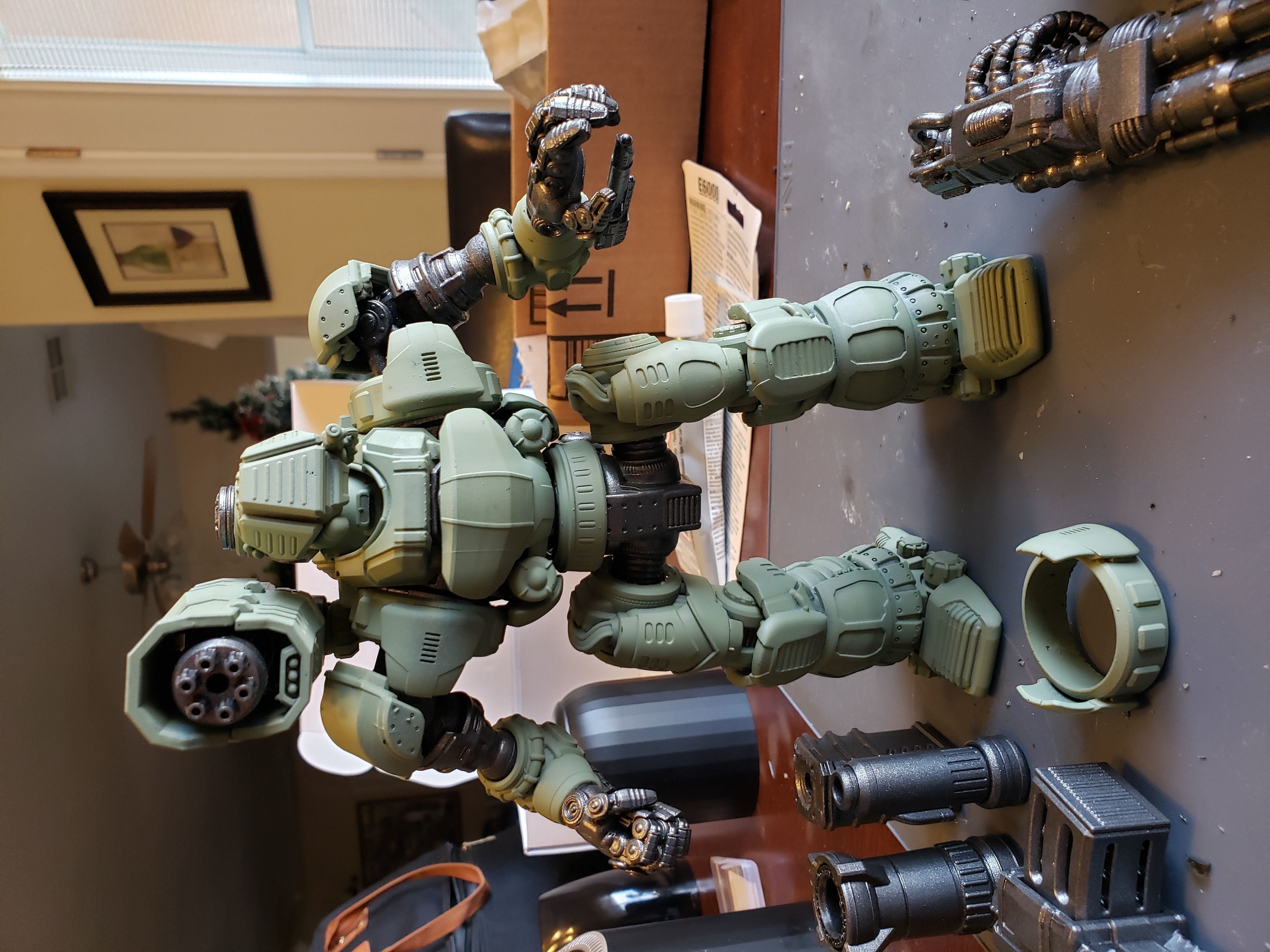 Project Kyphos-28mm Direct Fire Battle Mecha 3D print model_8