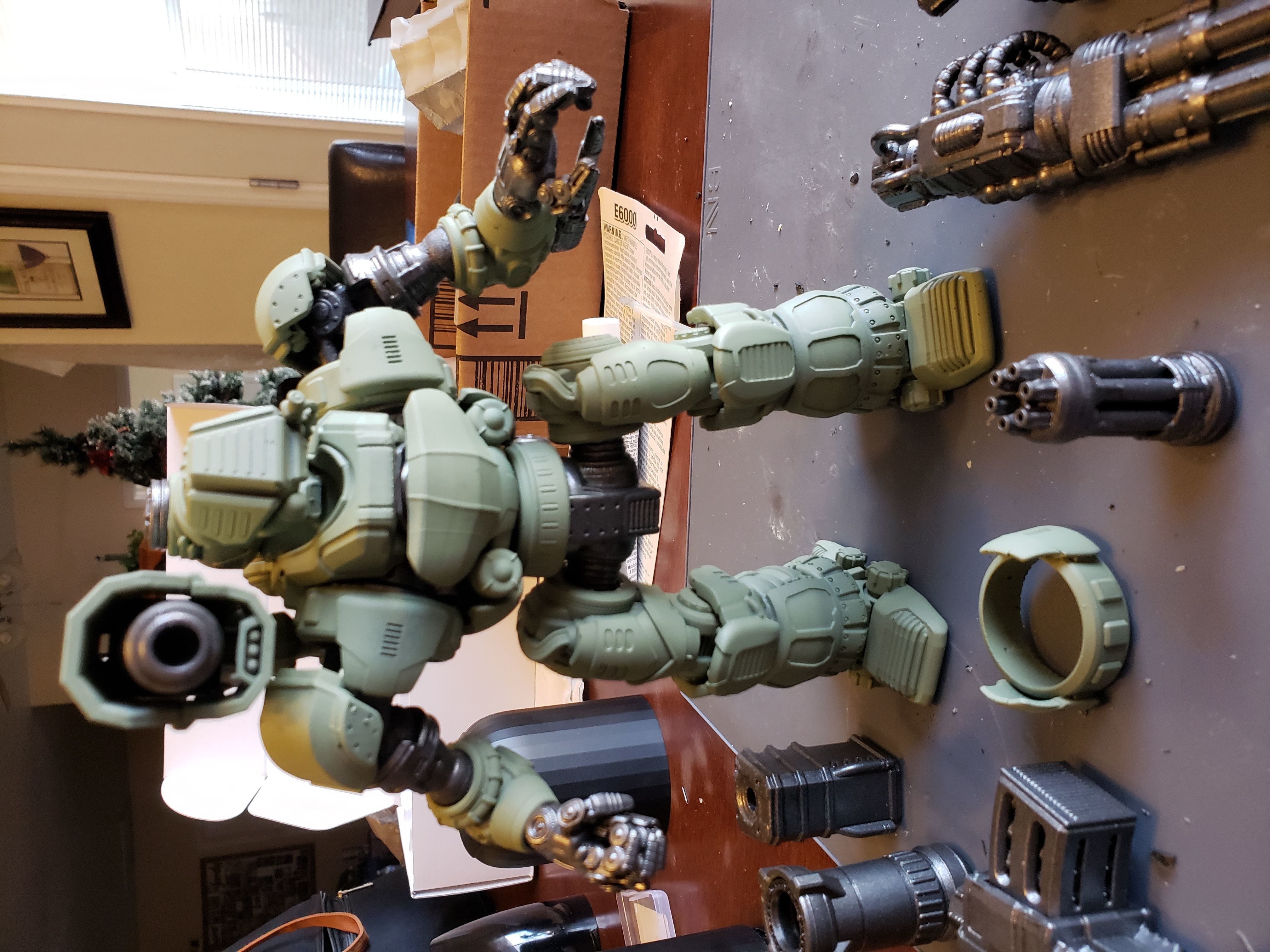 Project Kyphos-28mm Direct Fire Battle Mecha 3D print model_2