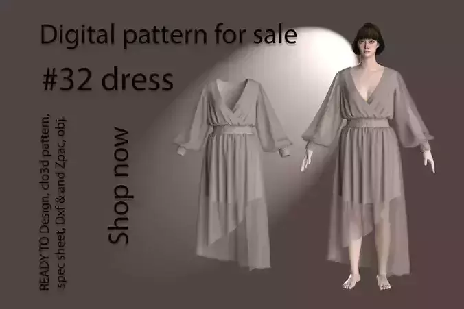 32 dress pattern for women