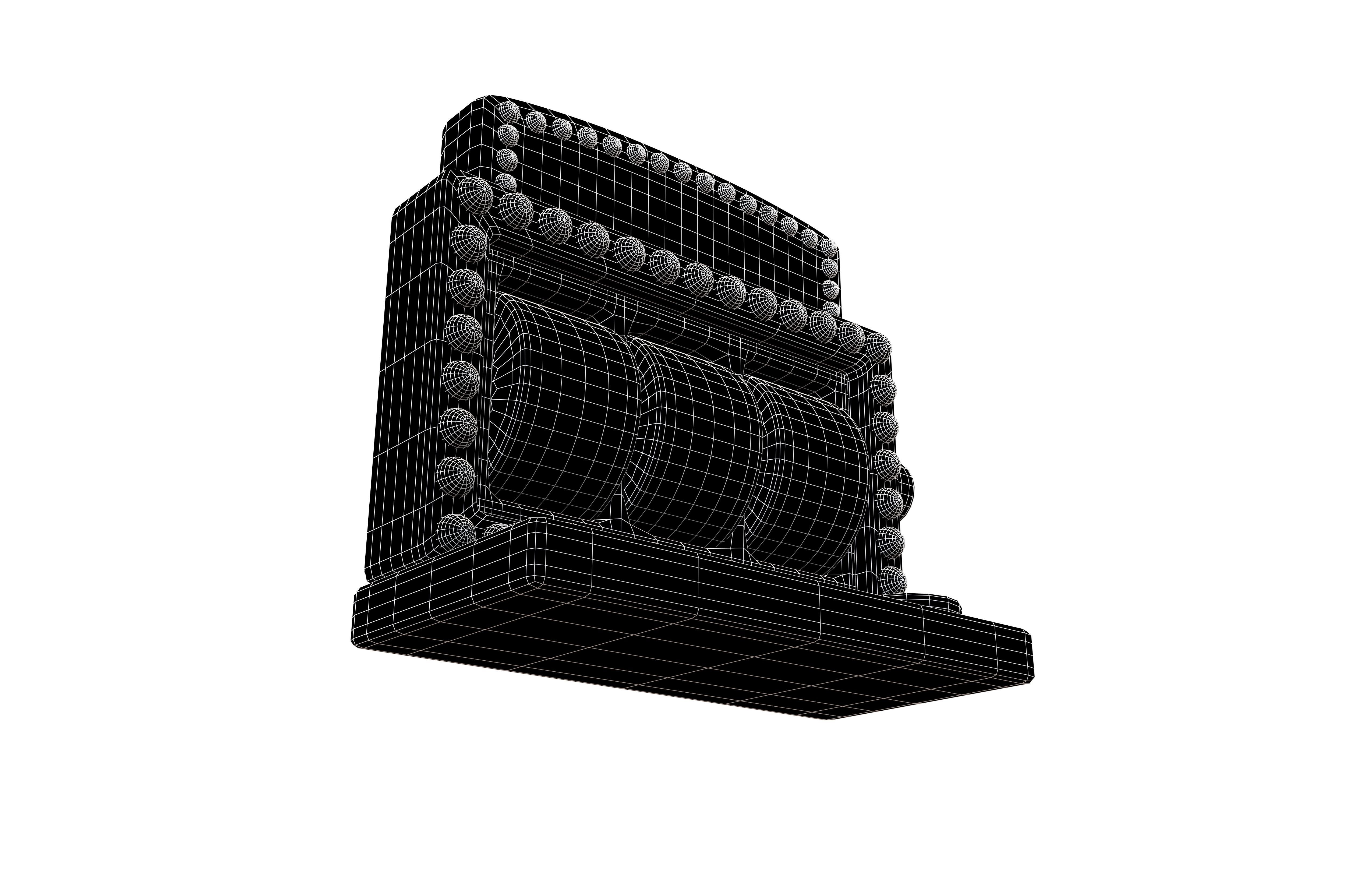 Cartoon Slot Machine v1 007 Low-poly 3D model_7