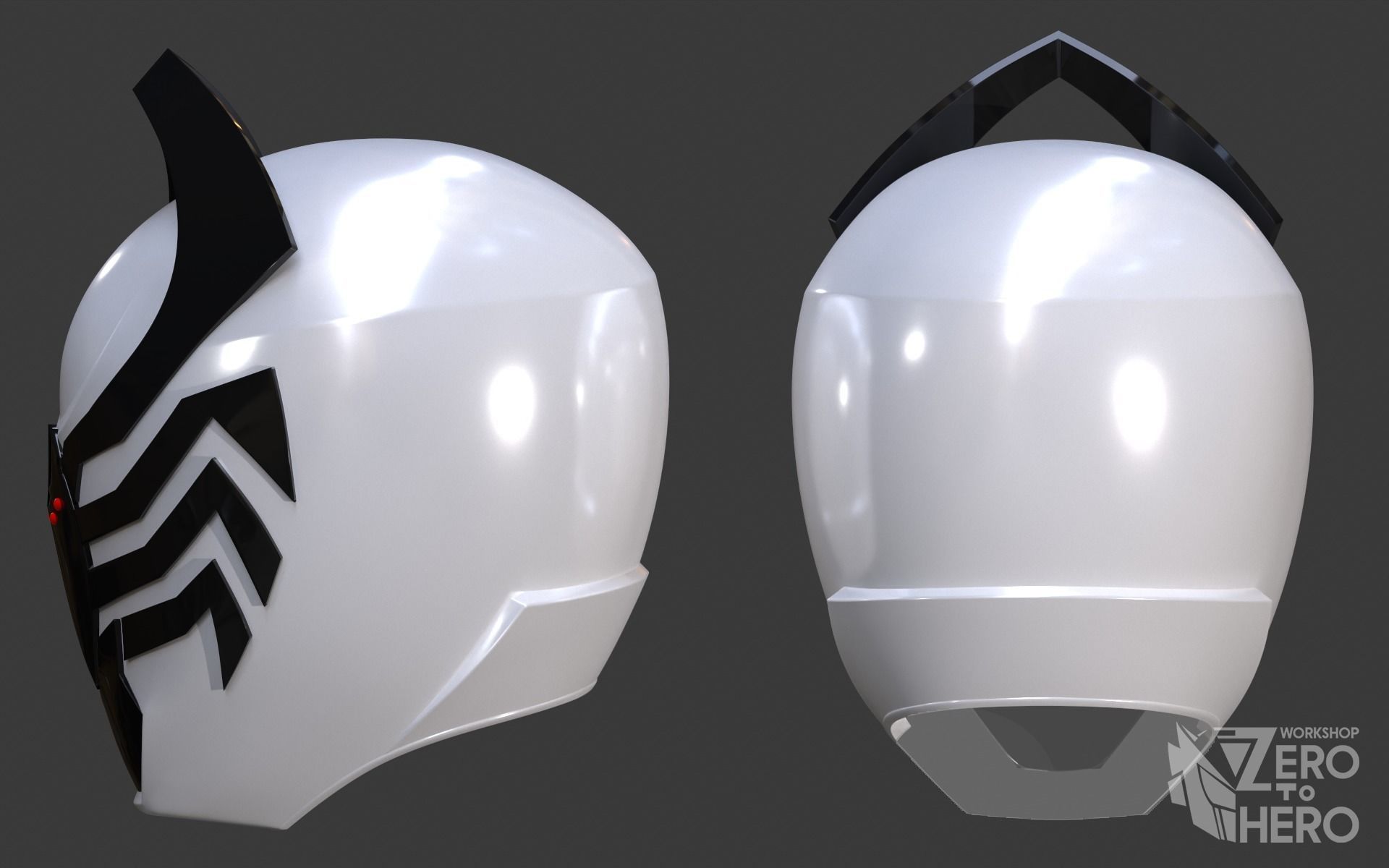 Super Sentai King - Ohger Kumonos Spider Helmet 3D print model_1