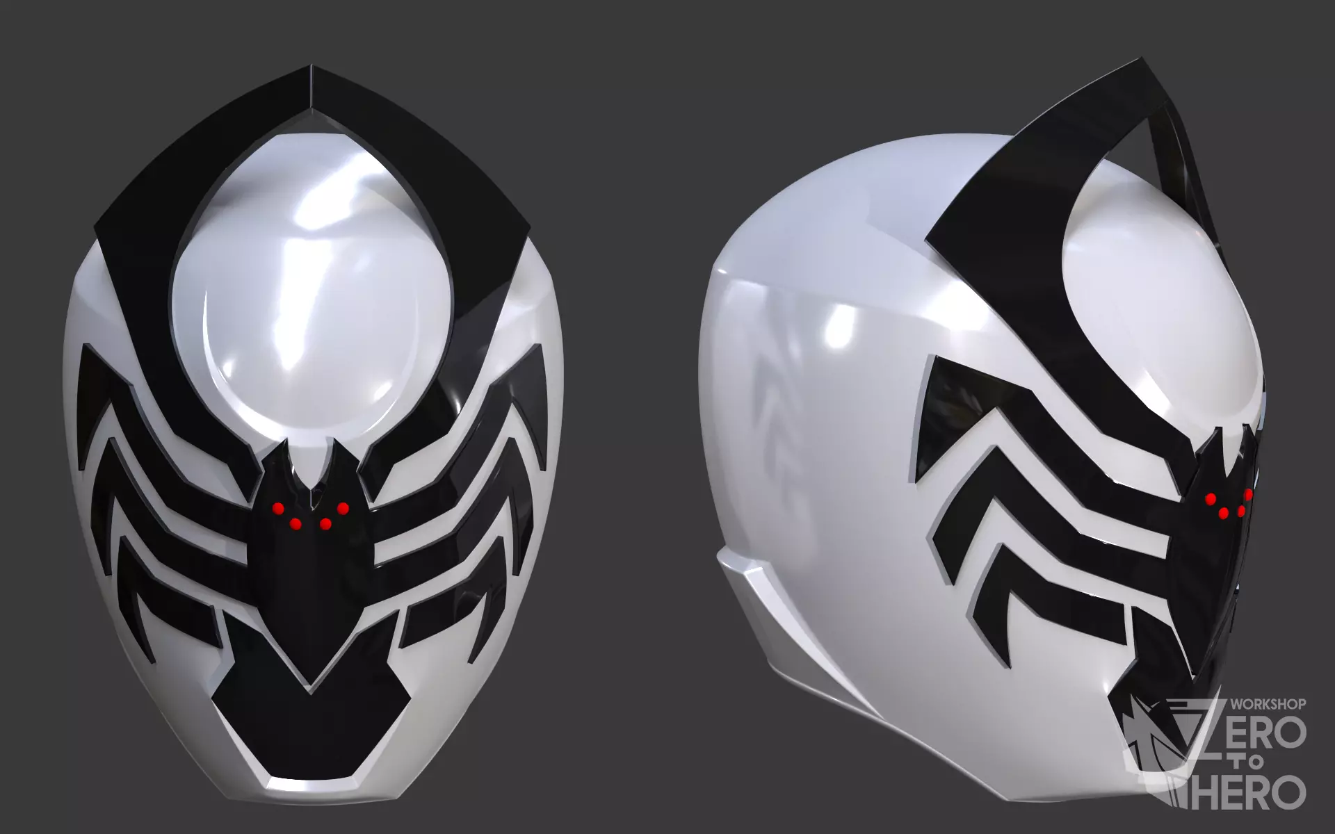 Super Sentai King - Ohger Kumonos Spider Helmet 3D print model_0