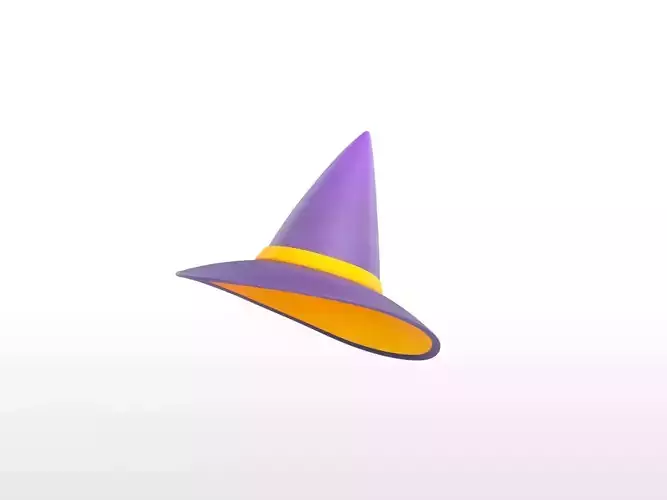 Hat037 Witch Hat 3D model