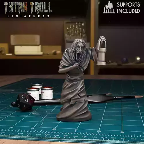 Banshee 04 - Pre-Supported 3D print model