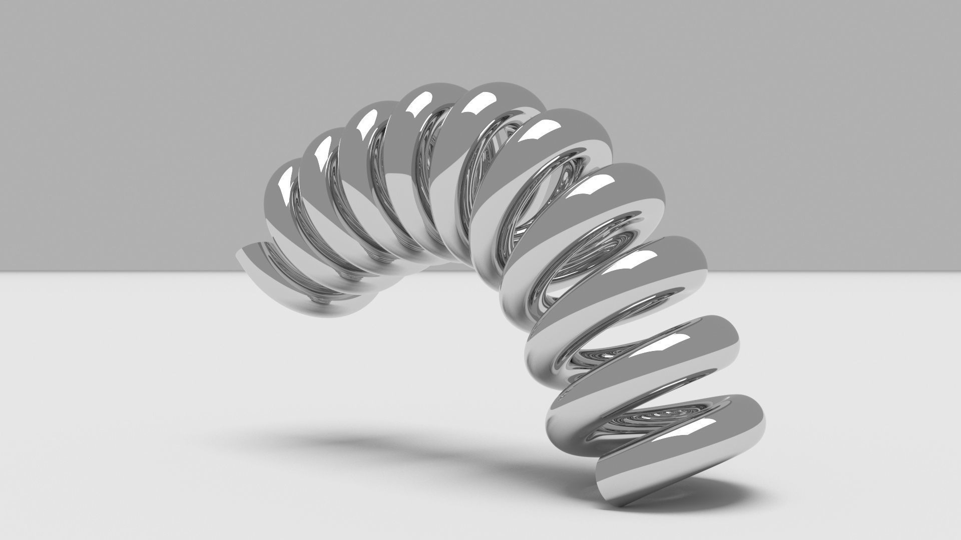 Spring Free 3D model_4