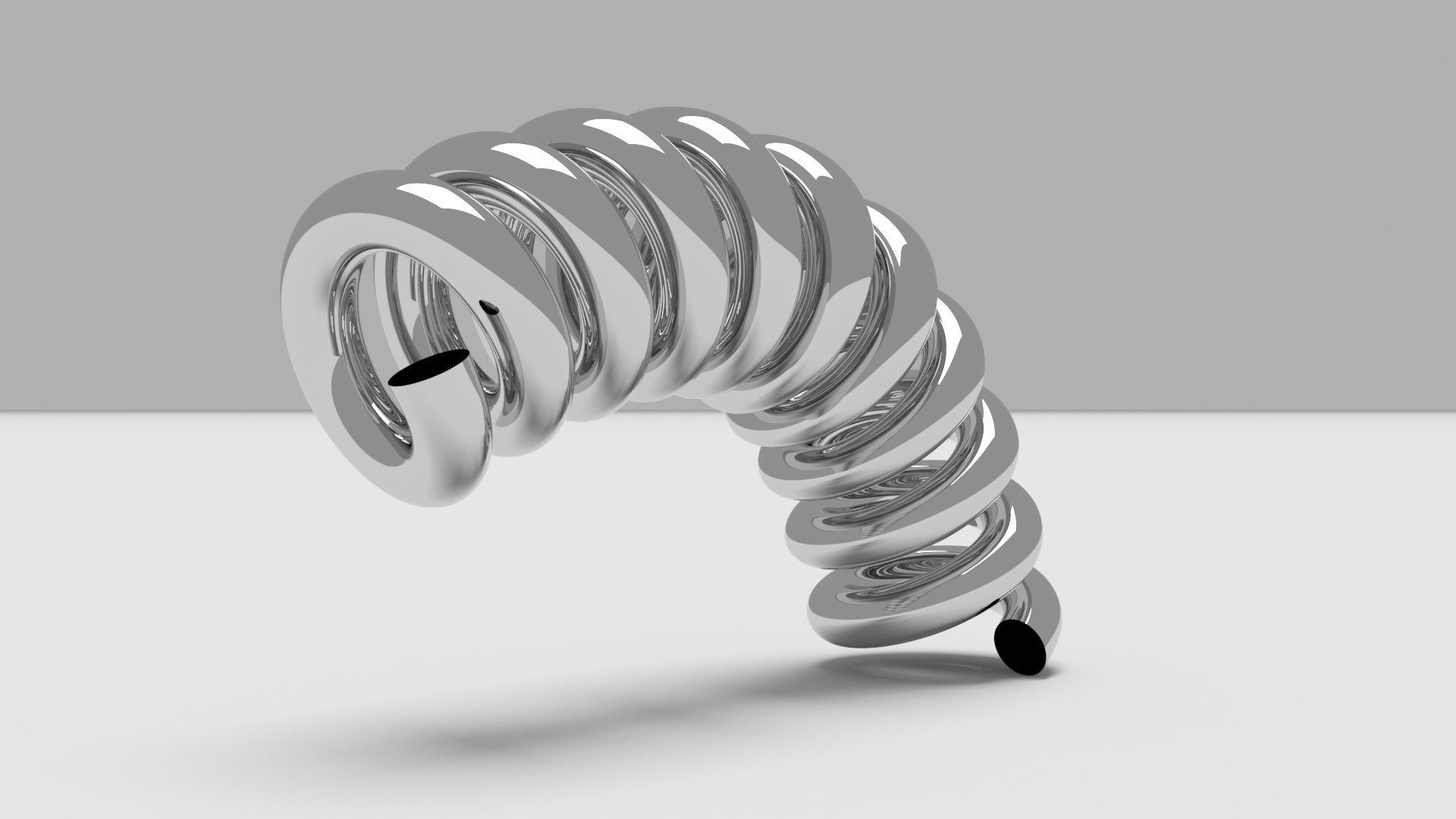 Spring Free 3D model_2