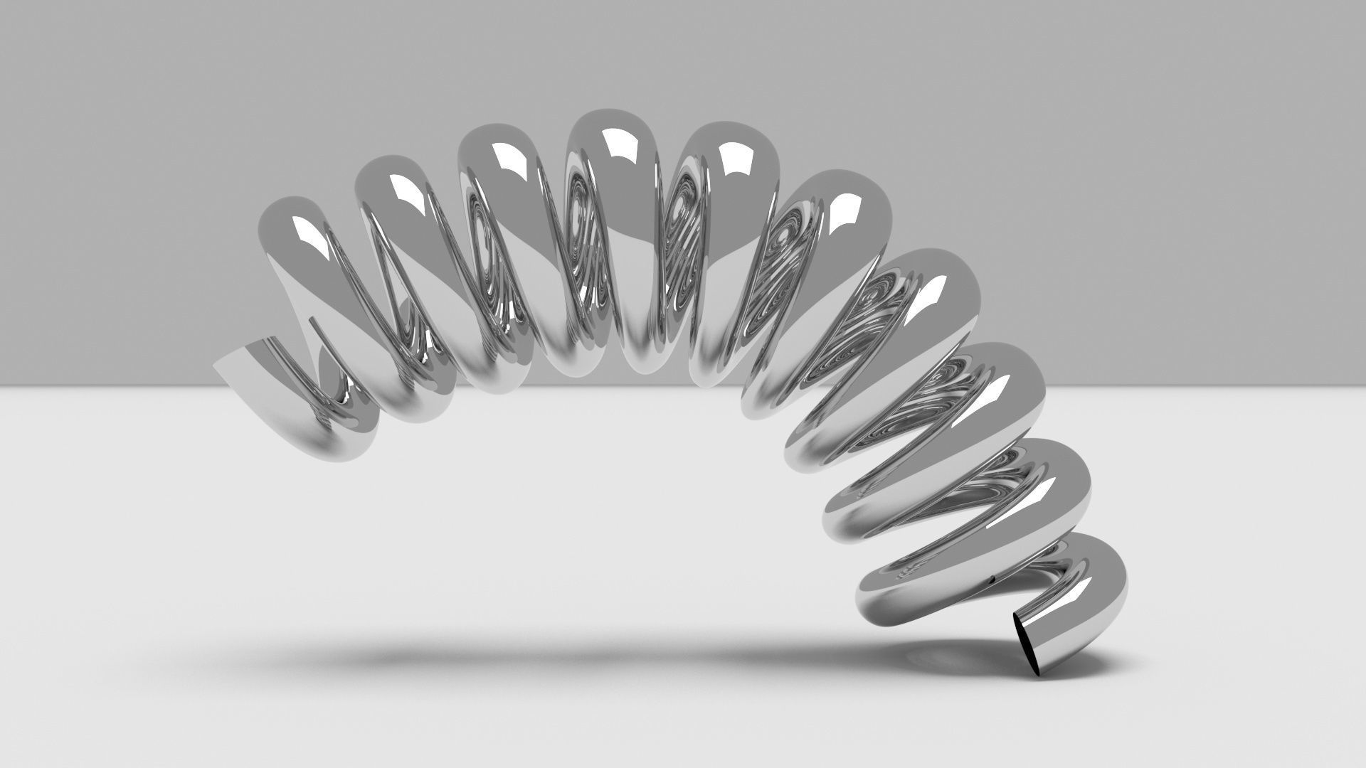 Spring Free 3D model_3