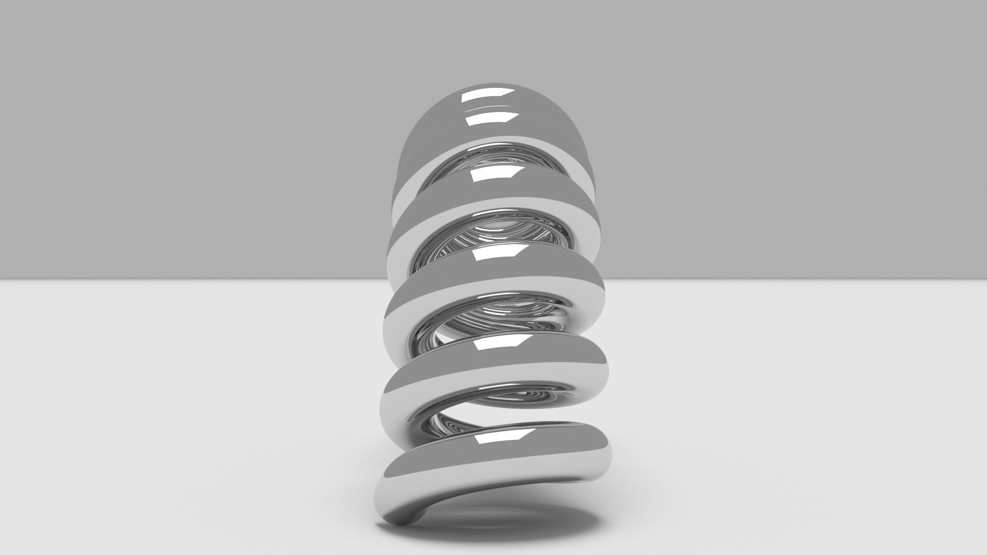 Spring Free 3D model_5