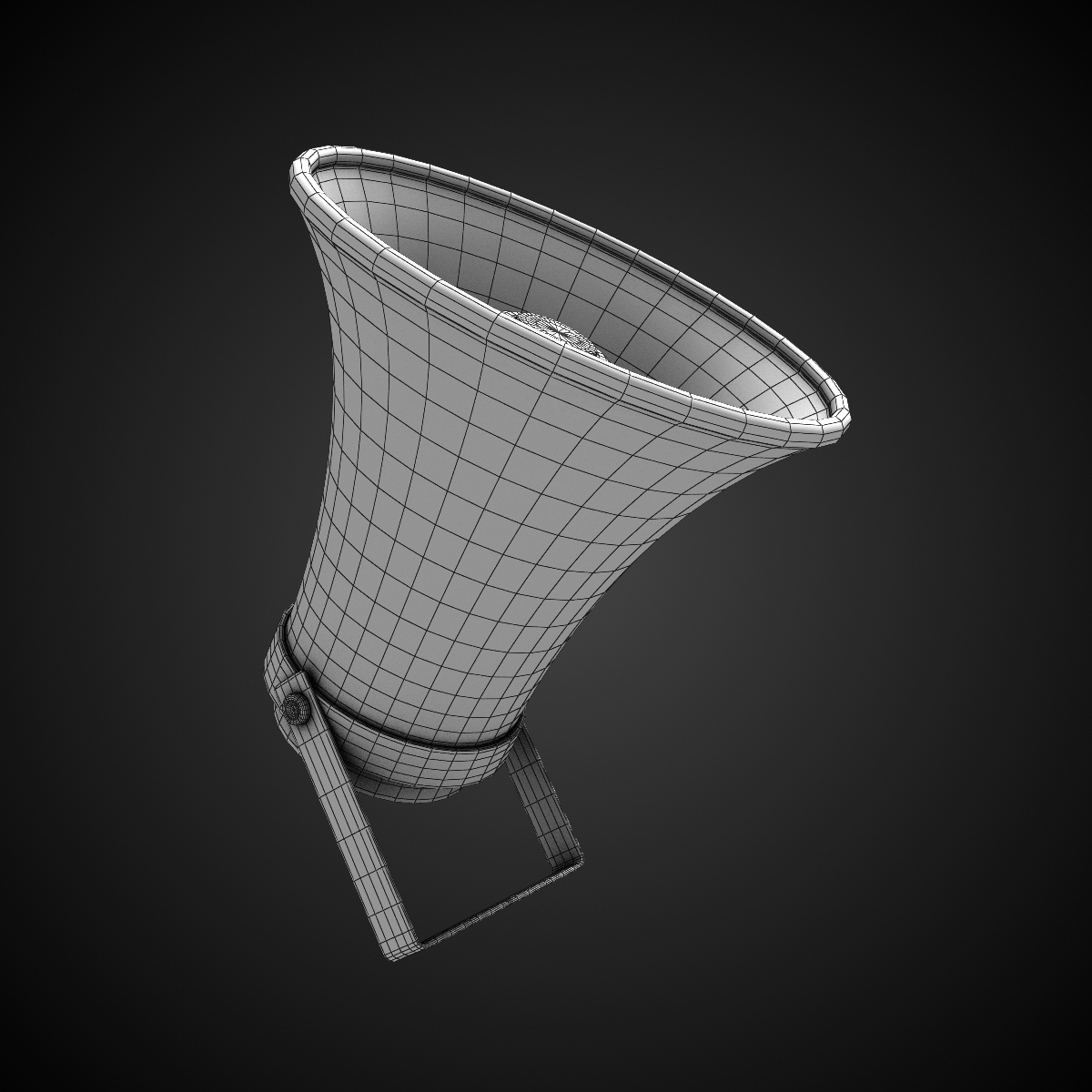 Horn Speaker 3D model_8