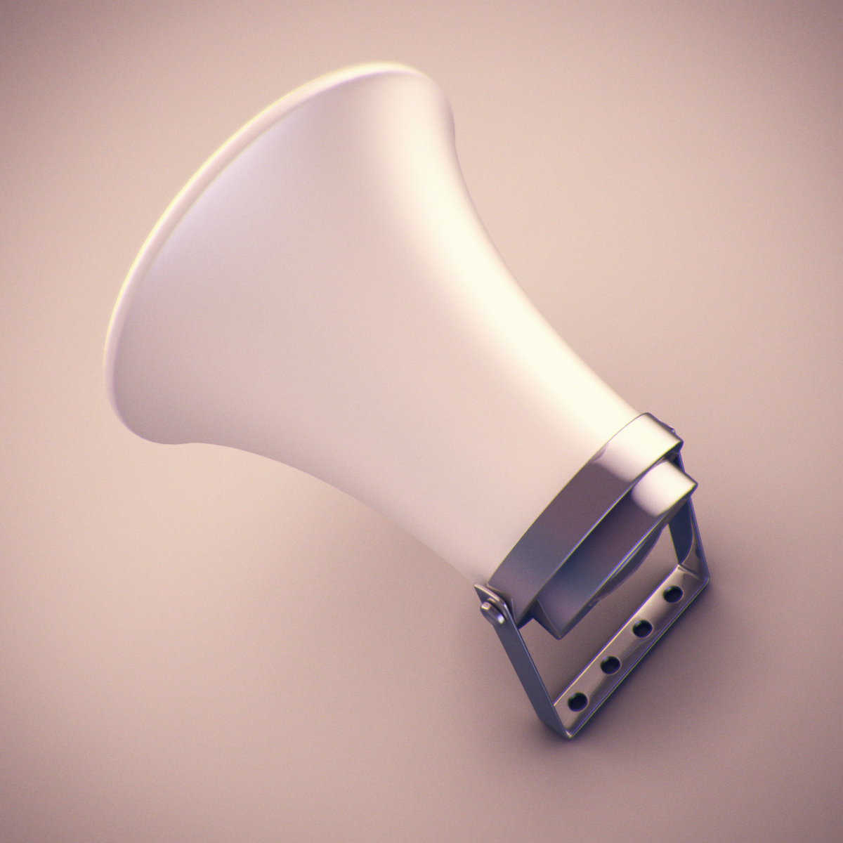 Horn Speaker 3D model_1