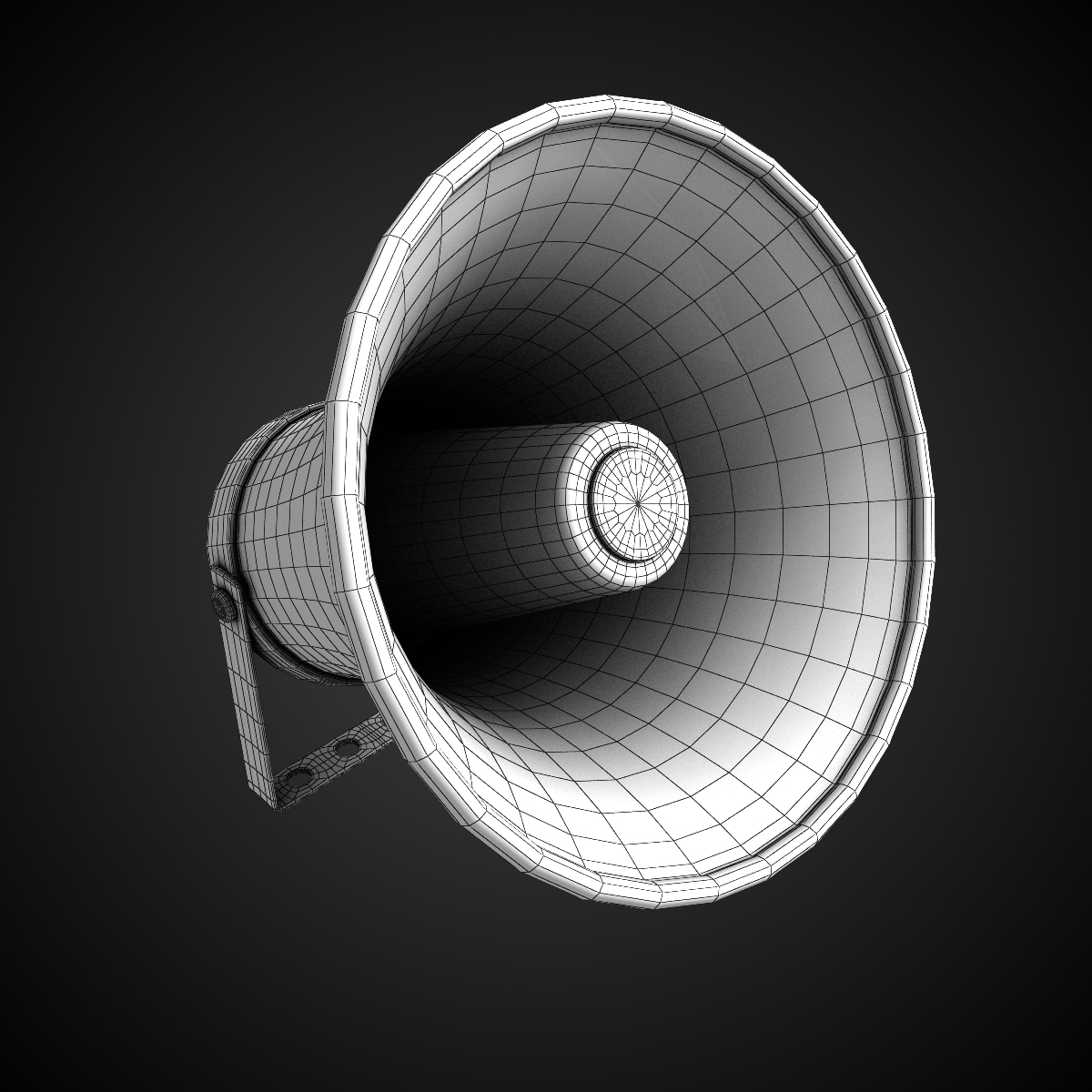 Horn Speaker 3D model_5