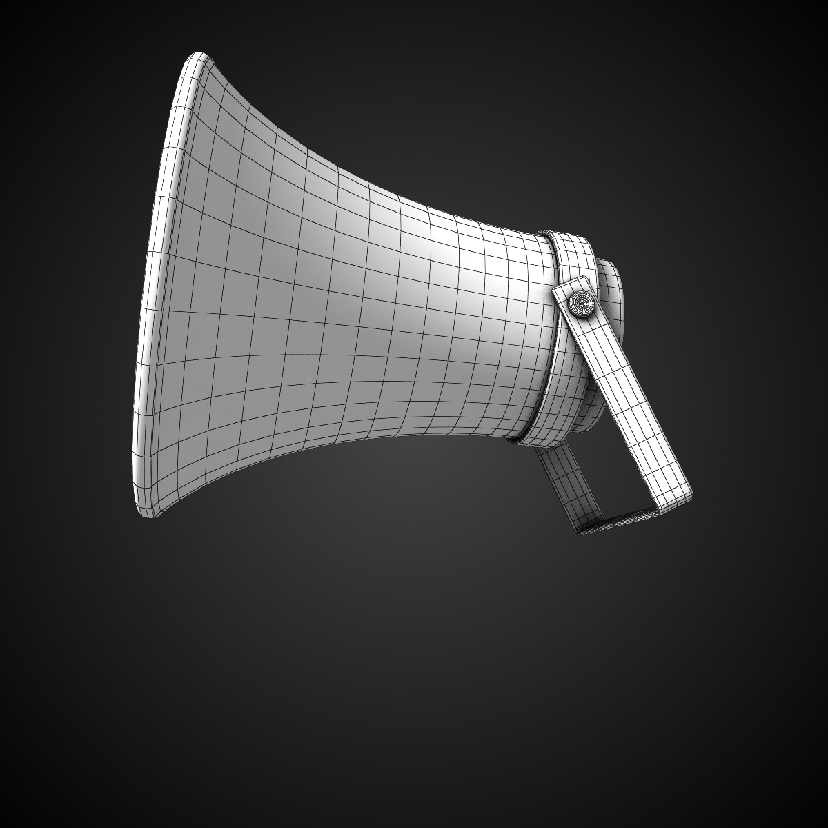 Horn Speaker 3D model_9