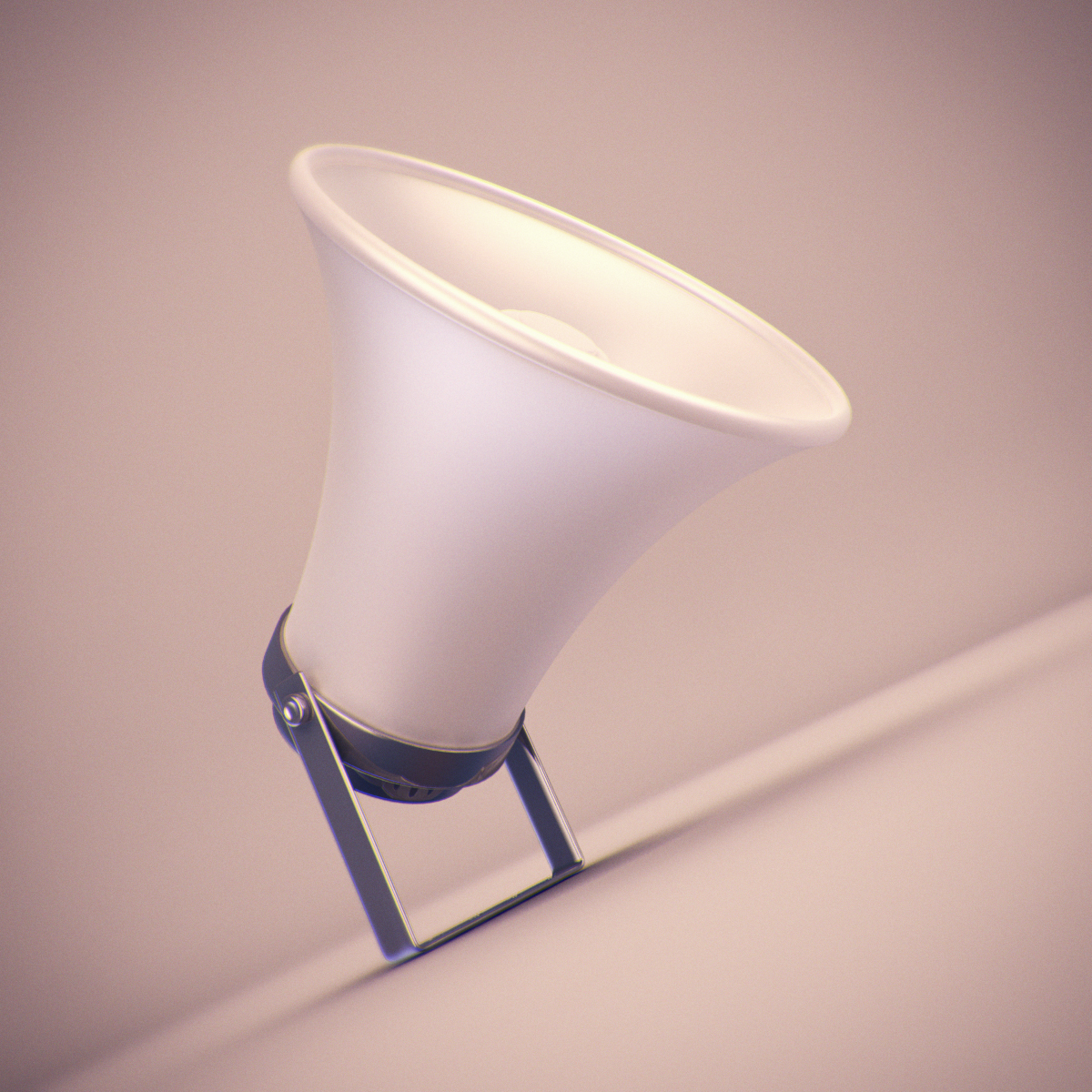 Horn Speaker 3D model_4