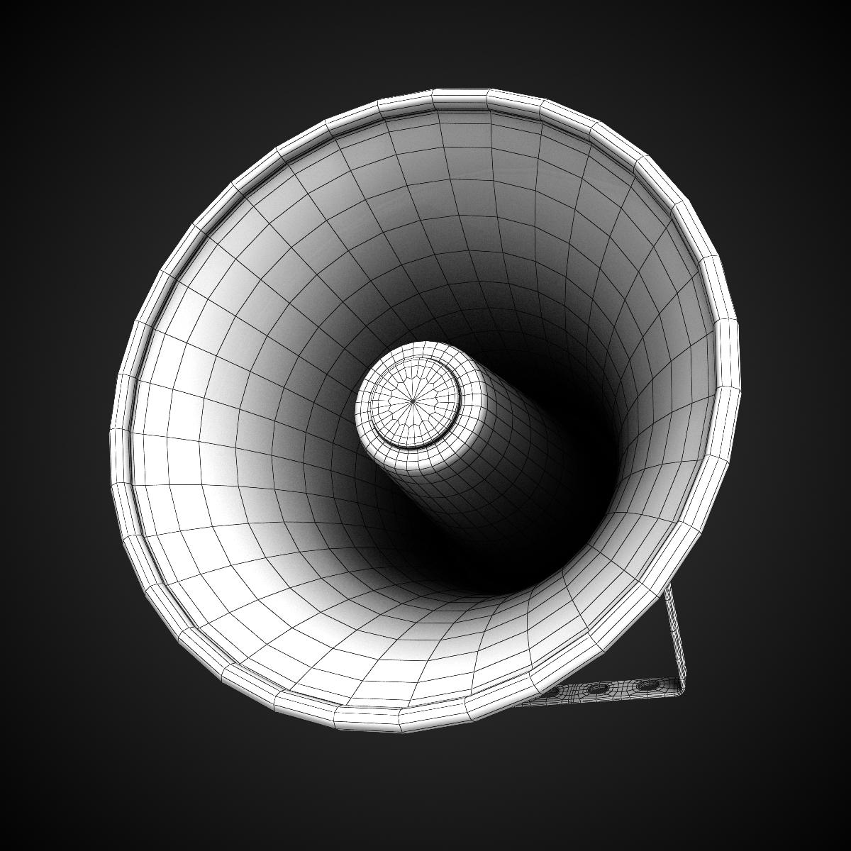 Horn Speaker 3D model_6