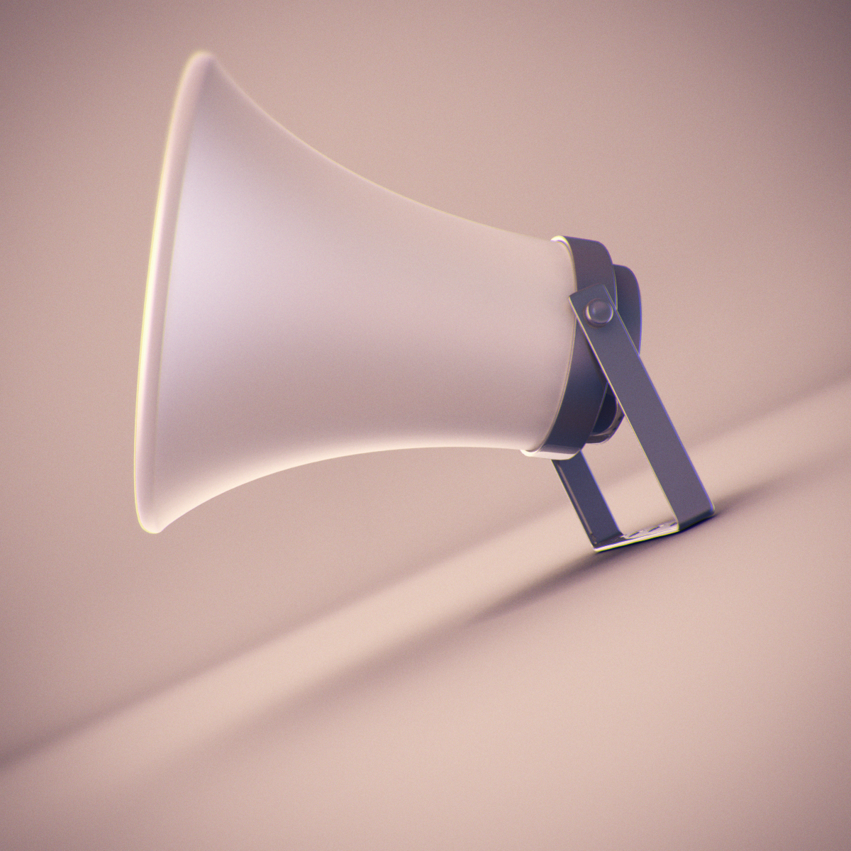 Horn Speaker 3D model_3