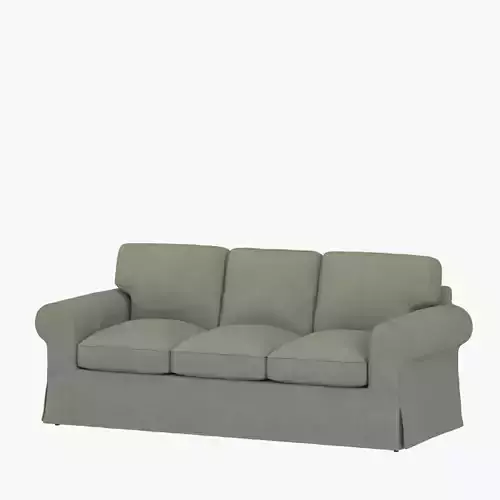 Ektorp 3 seat sofa Hakebo grey-green PBR