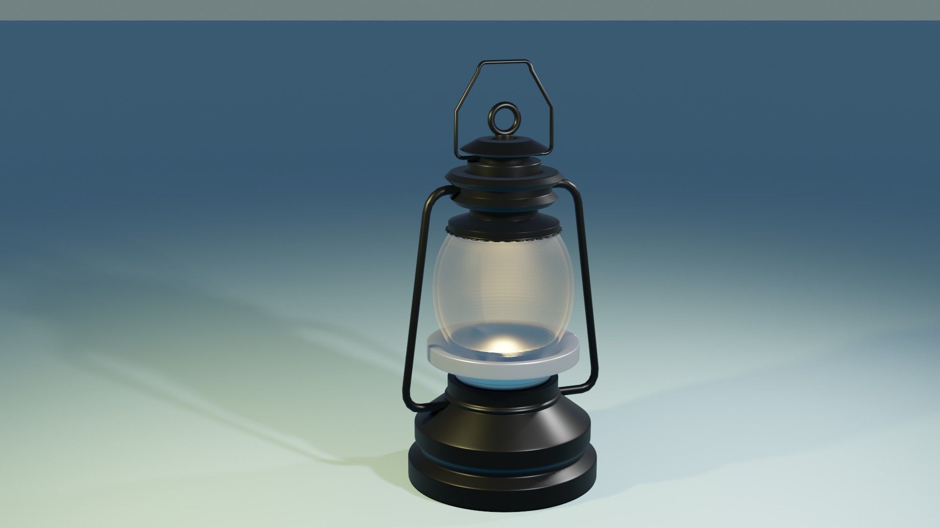 Lantern Light 3D model_1