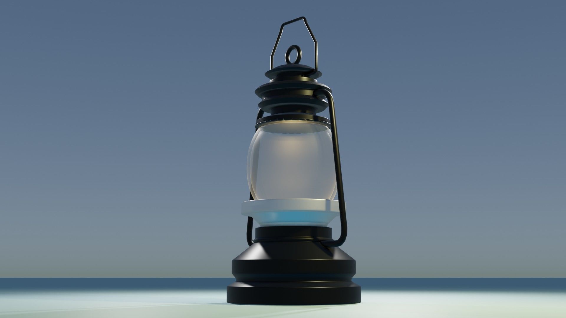 Lantern Light 3D model_2