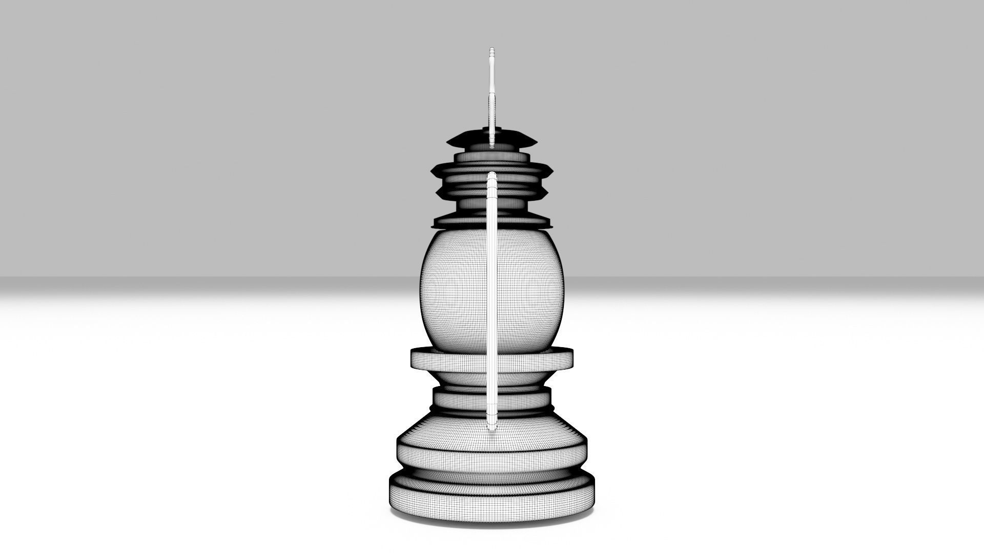 Lantern Light 3D model_6