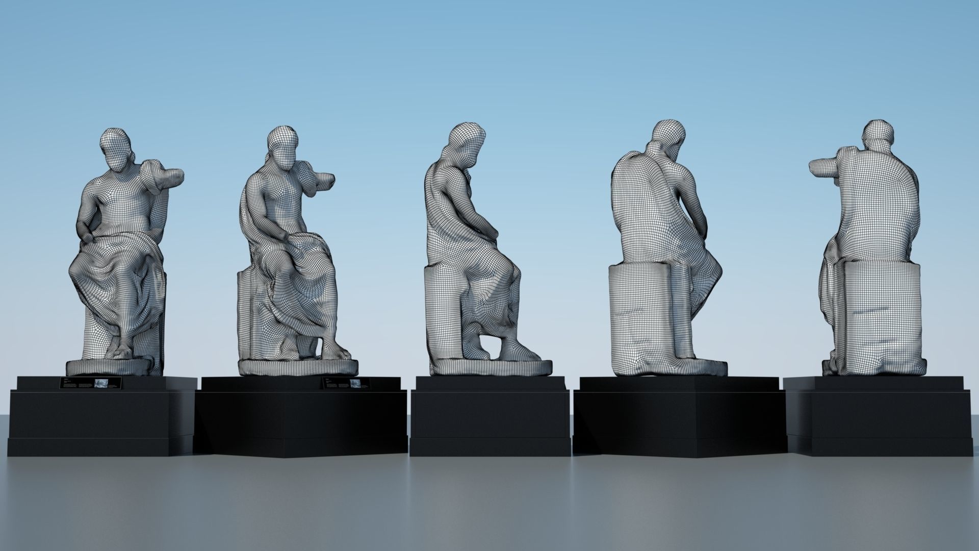 Statue of Jupiter 3D model_5