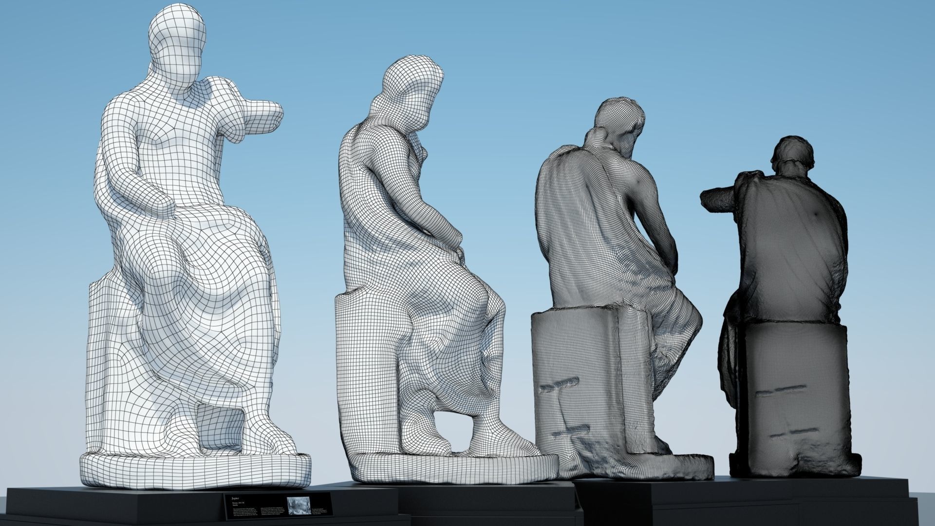 Statue of Jupiter 3D model_9