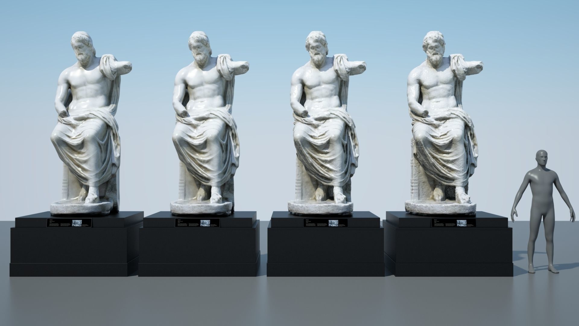 Statue of Jupiter 3D model_1