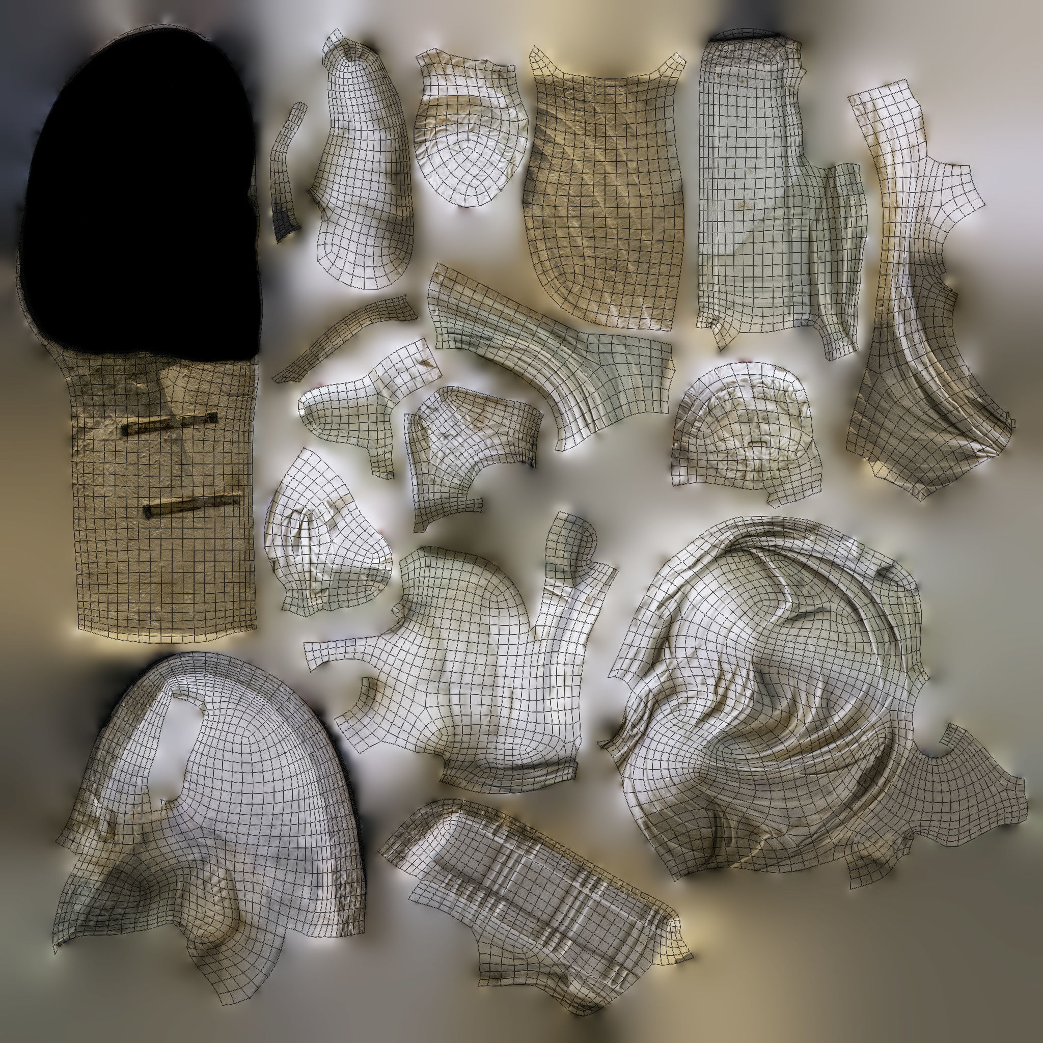 Statue of Jupiter 3D model_17