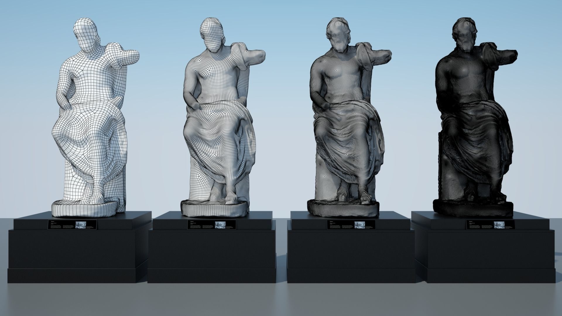 Statue of Jupiter 3D model_3