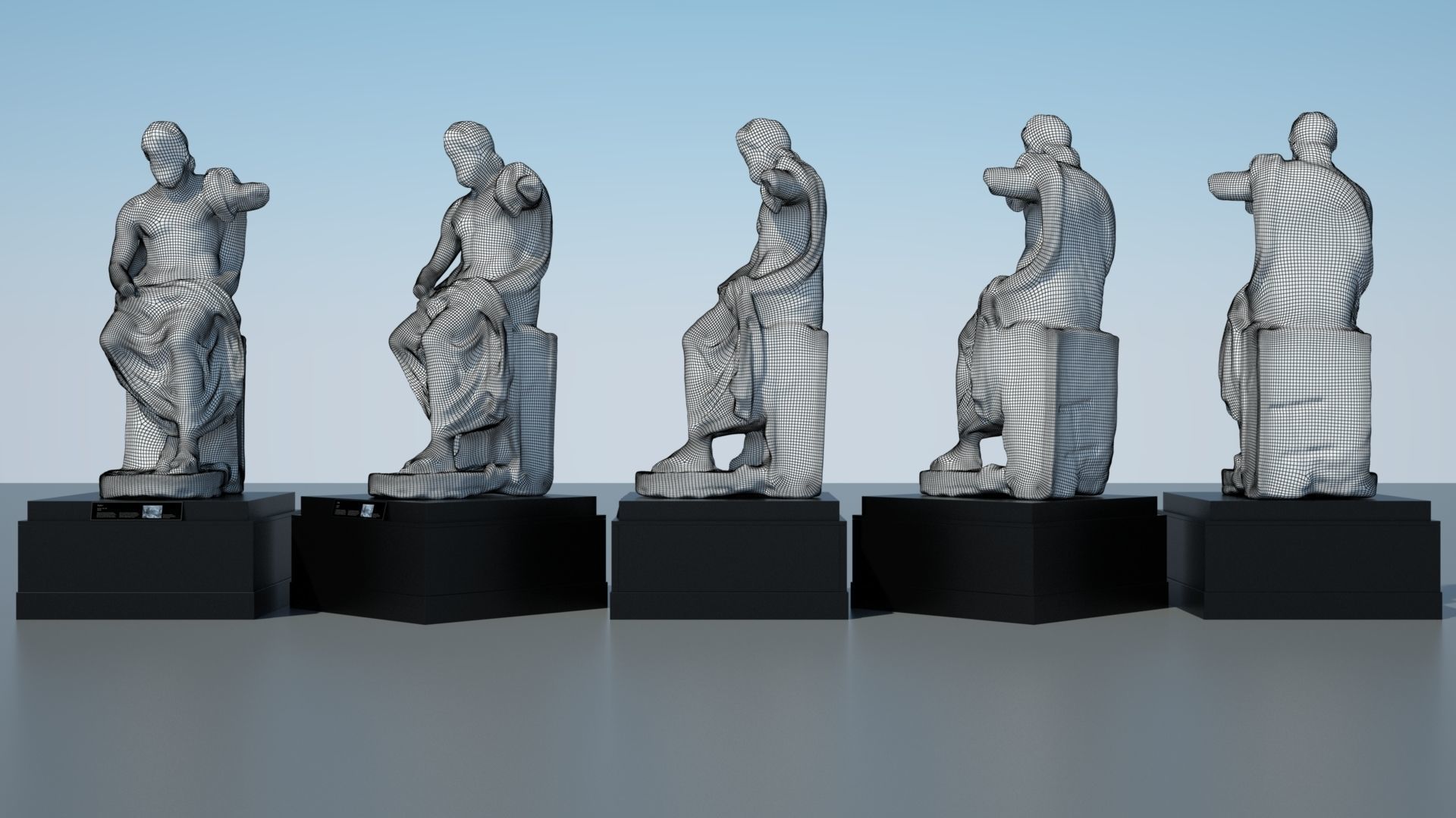 Statue of Jupiter 3D model_7
