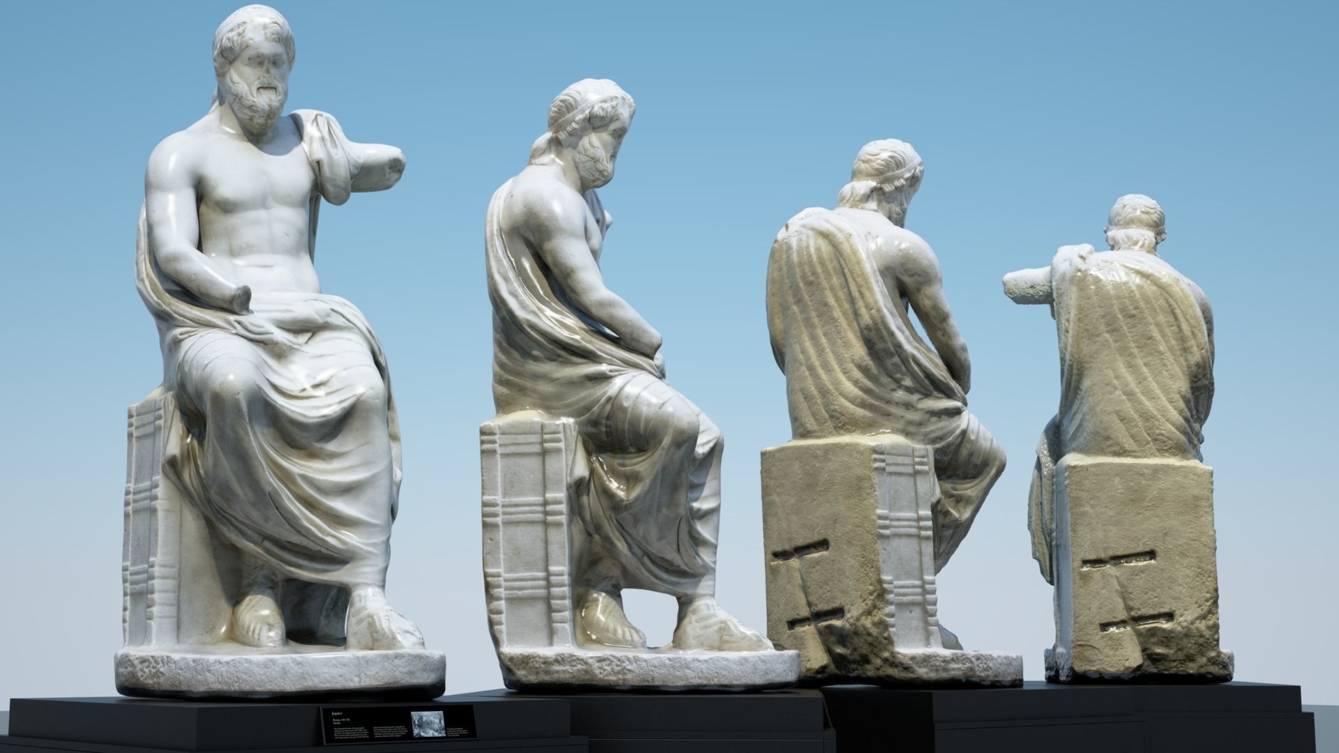 Statue of Jupiter 3D model_8