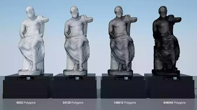 Statue of Jupiter 3D model
