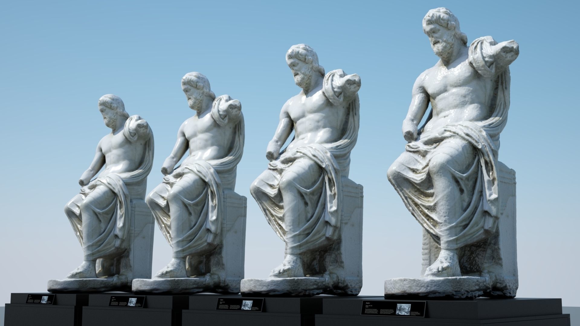 Statue of Jupiter 3D model_10